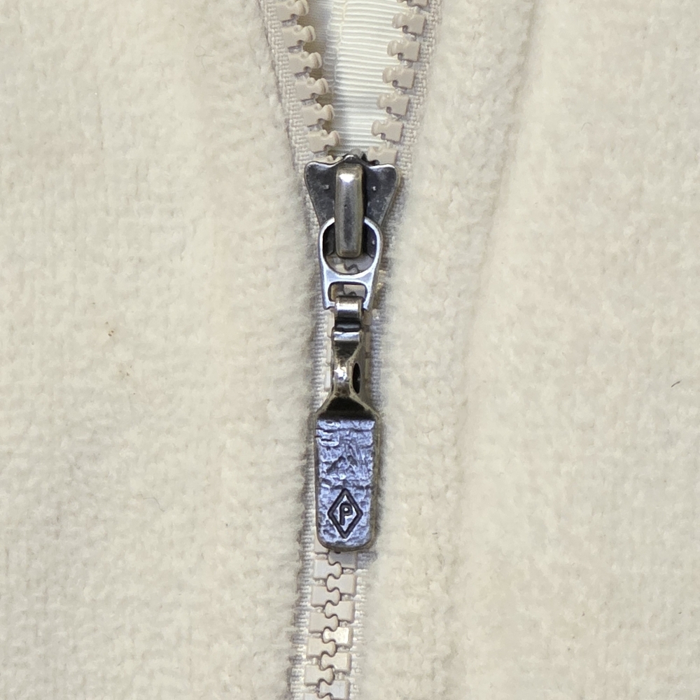 Patagonia Synchilla Full Zip Fleece Jacket Cream Ivory Women's M GUC Vintage - Picture 6 of 13